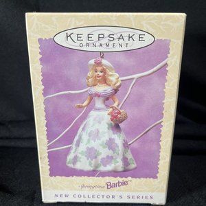 1995 Hallmark Keepsake “Springtime BARBIE” Easter Ornament #1 In Series NIB